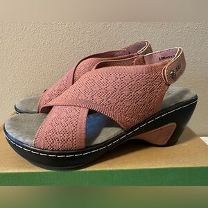 JBU by Jambu Alyssa Sling-Back Wedge Heel Sandal - NIB